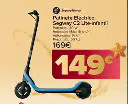 Carrefour SEGWAY-NINEBOT Patinete Eléctrico Segway C2 Lite-Infantil oferta