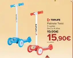 Carrefour TOPLIFE Patinete Twist oferta