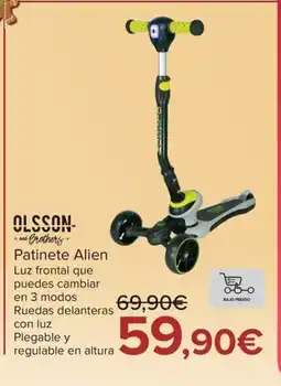 Carrefour OLSSON BROTHER Patinete Alien oferta