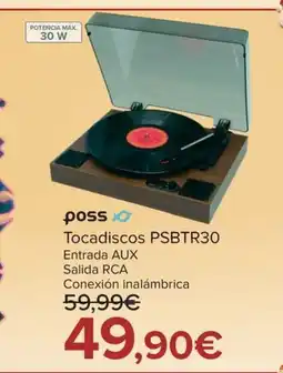 Carrefour POSS Tocadiscos PSBTR30 oferta