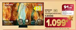 Carrefour SAMSUNG TV 75" TQ75QN74FATXXC oferta