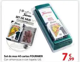 Alcampo FOURNIER Set de mus 40 cartas oferta