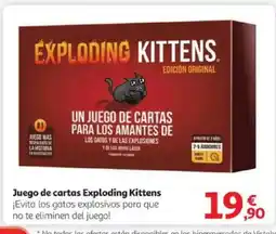Alcampo Juego de cartas Exploding Kittens oferta