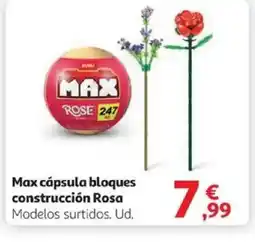Alcampo Max cápsula bloques construcción Rosa oferta