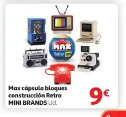 Alcampo Max cápsula bloques construcción retro mini brands oferta