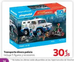Alcampo Transporte dinero policía oferta