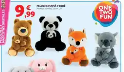 Alcampo Peluche mamá y bebé oferta