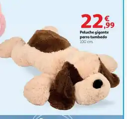 Alcampo Peluche gigante perro tumbado oferta