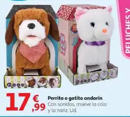 Alcampo Perrito o gatito andarín oferta