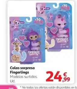 Alcampo FINGERLINGS Colas sorpresa oferta
