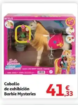 Alcampo Caballo de exhibición Barbie Mysteries oferta