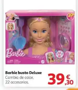 Alcampo Barbie busto Deluxe oferta