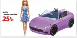 Alcampo Barbie y su descapotable oferta