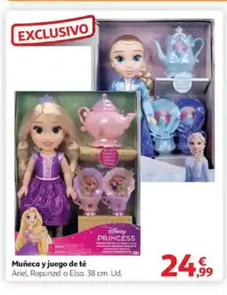 Alcampo Muñeca y juego de té oferta