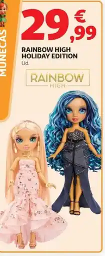 Alcampo RAINBOW HIGH Holiday edition oferta
