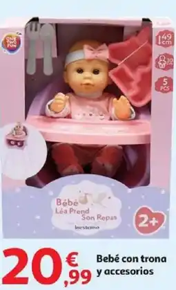 Alcampo Bebé con trona y accesorios oferta