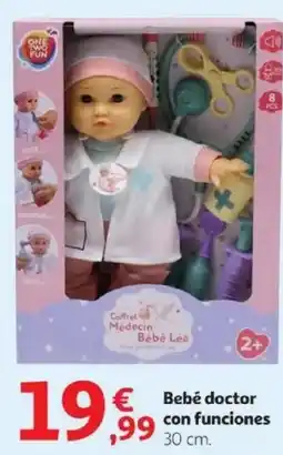 Alcampo Bebé doctor con funciones oferta