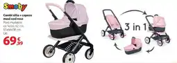 Alcampo SMOBY Combi silla + capazo maxi cosi rosa oferta