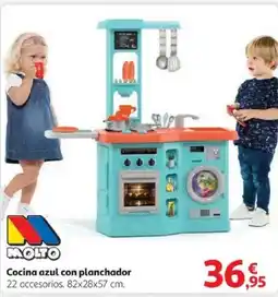 Alcampo MOLTO Cocina azul con planchador oferta