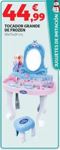 Alcampo Tocador grande de frozen 50x75x19 cm. oferta