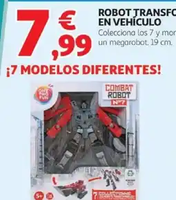 Alcampo Robot transformable en vehículo oferta