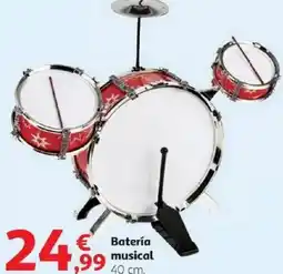 Alcampo Batería musical 40 cm. oferta