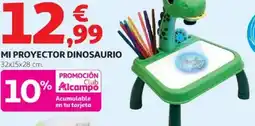 Alcampo Mi proyector dinosaurio oferta