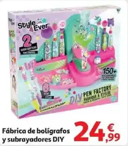 Alcampo Fábrica de bolígrafos y subrayadores DIY oferta