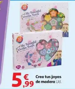 Alcampo Crea tus joyas de madera oferta