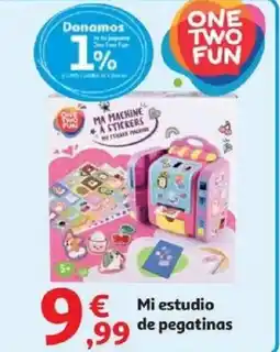 Alcampo ONE TWO FUN Mi estudio de pegatinas oferta