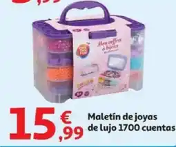 Alcampo Maletín de joyas de lujo 1700 cuentas oferta