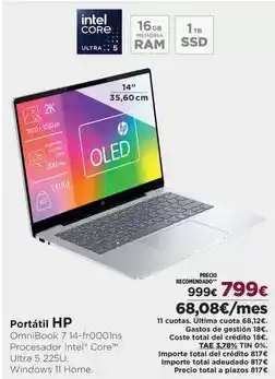 El Corte Inglés Hp - portatil oferta