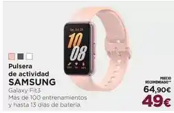 El Corte Inglés Samsung - pulsera de actividad oferta