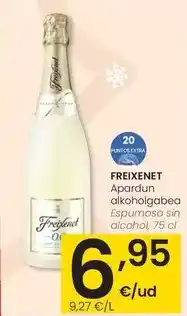 Eroski Freixenet - espumoso sin alcohol, 75 cl oferta