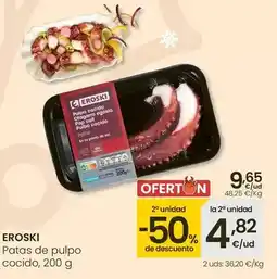Eroski Eroski - patas de pulpo cocido oferta