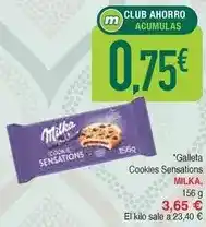 Masymas Milka - galleta cookies sensations oferta