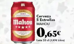 Gadis Mahou - cerveza 5 estrellas oferta