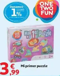 Alcampo ONE TWO FUN Mi primer puzzle oferta