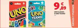 Alcampo UNO Classic o uno teams! oferta