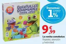 Alcampo ONE TWO FUN La ranita comebolas oferta