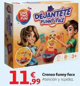 Alcampo ONE TWO FUN Cronoo funny face oferta