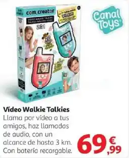 Alcampo Vídeo Walkie Talkies oferta