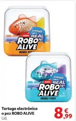 Alcampo ROBO ALIVE Tortuga electrónica o pez oferta