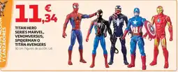 Alcampo Titan hero series marvel, venomversus, spidermano titán avengers oferta