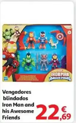Alcampo Vengadores blindados Iron Man and his Awesome Friends oferta
