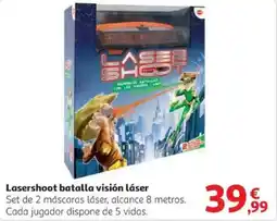 Alcampo Lasershoot batalla visión láser oferta