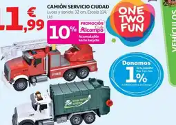 Alcampo ONE TWO FUN Camión servicio ciudad oferta