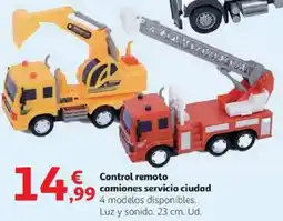 Alcampo Control remoto camiones servicio ciudad oferta