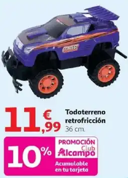 Alcampo Todoterreno retrofricción oferta