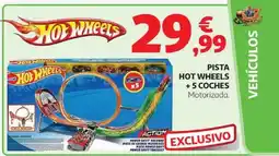 Alcampo HOT WHEELS Pista + 5 coches oferta